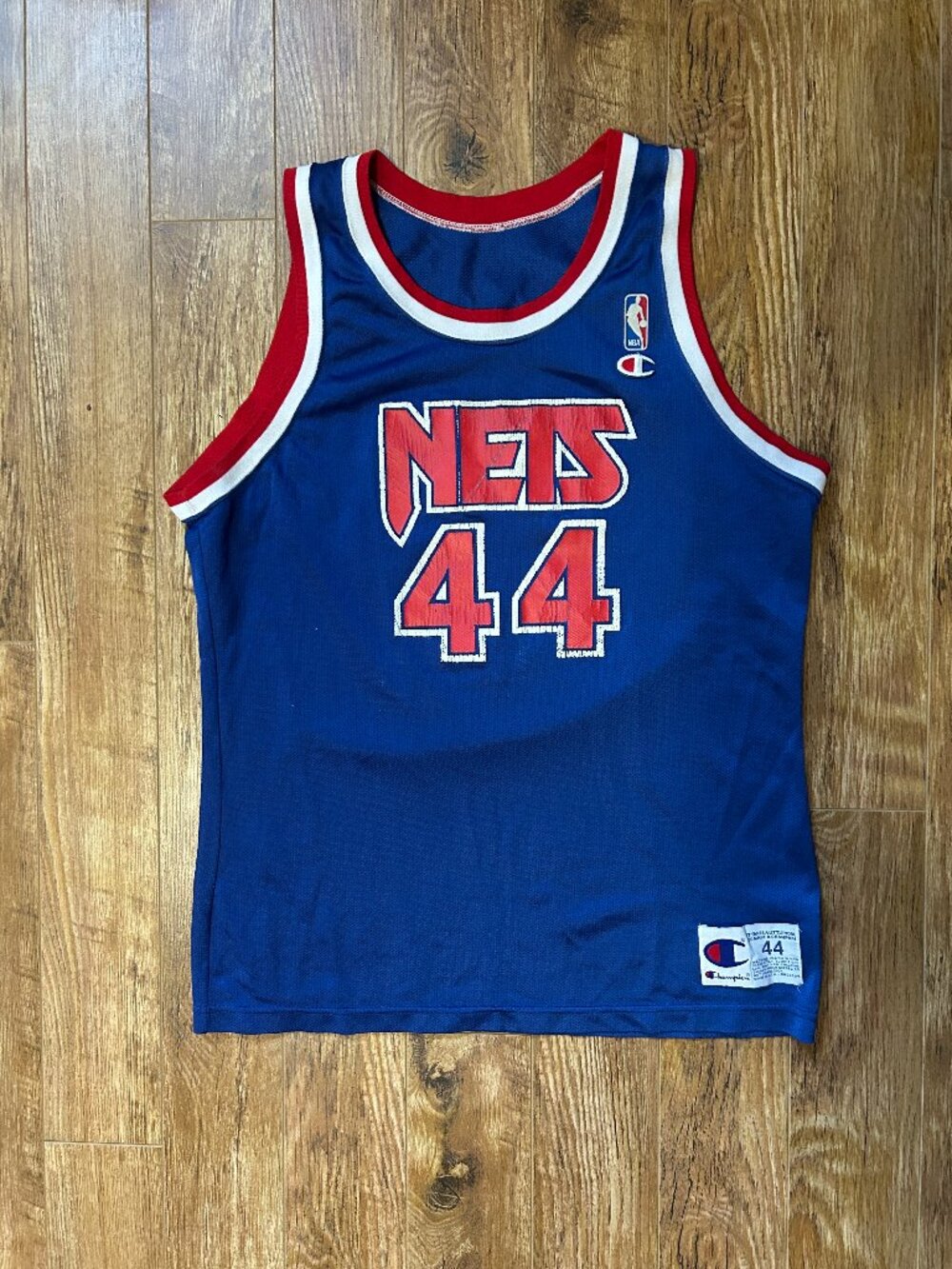 Vintage Champion Derrick Coleman New Jersey Nets Jersey